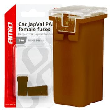 slomart AMiO automobilski mini osigurači JAPVAL PAL ženski, 70A (2 komada)