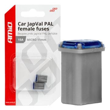 slomart 2x AMiO auto micro osigurač JAPVAL PAL ženski 15A