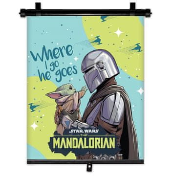 slomart Sjenilo za automobil The Mandalorian, 36x45 cm