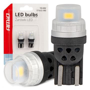 slomart LED žarulje AMiO Pure Light T10 W5W, 6000K, bijela