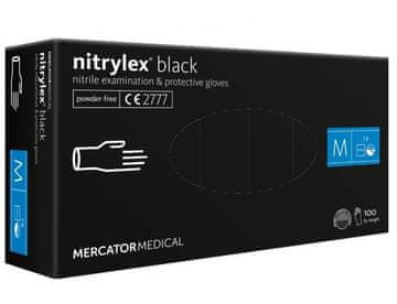 slomart MERCATOR Nitrylex Black nitrilne rukavice, L