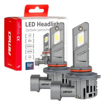 slomart AMiO LED žarulje X5 WINGER HB3 6000K CANBUS