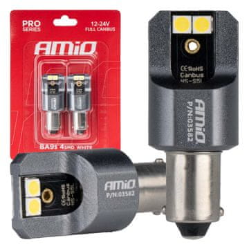 slomart Auto LED žarulje AMiO T4W BA9s, Full CANBUS, 6000K