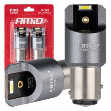slomart Auto LED žarulje AMiO BAY15d P21/5W, bijele, 12V/24V
