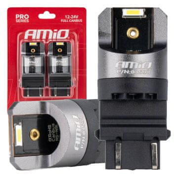 slomart Auto LED žarulje AMiO P27/7W, Full CANBUS, bijele