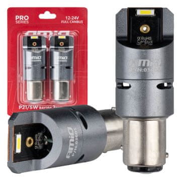 slomart Auto LED žarulje AMiO P21/5W, bijele, 12V/24V