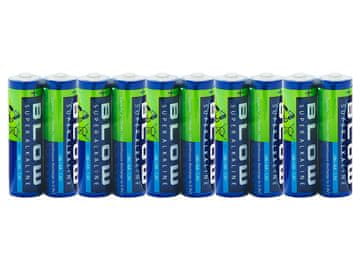 slomart Baterije Blow Super Alkaline AA LR6, 10 komada