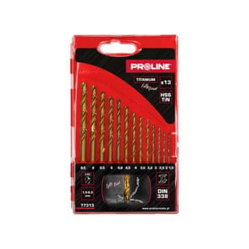 slomart Set 13 svrdala za metal Proline DIN338 (1.5-6.5mm)