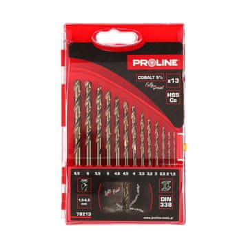 slomart Svrdla za metal Proline HSS-CO 5% DIN338, 13 kom (1.5-6.5mm)
