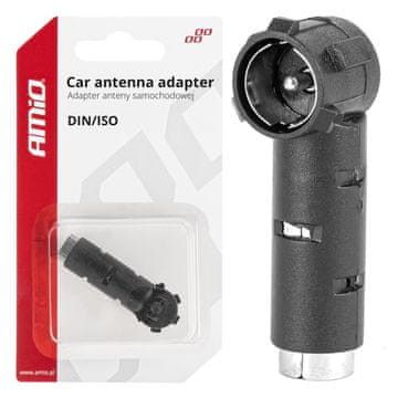 slomart Kutni antenski adapter AMiO: DIN utikač na ISO utičnicu