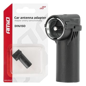 slomart Kutni antenski adapter AMiO: DIN utikač na ISO utičnicu