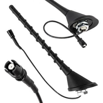 slomart Auto antena AMiO ANT09 štapni pojačivač RAKU-2, 23,4 cm