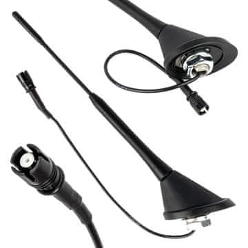 slomart Auto antena AMiO ANT10 štapni pojačivač RAKU-2, 25,4 cm