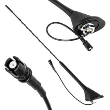 slomart Auto antena AMiO ANT11 štapni pojačivač RAKU-2, 45,4 cm