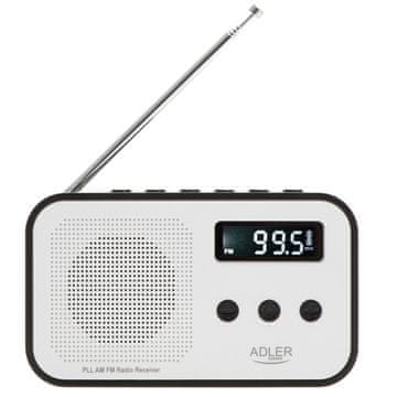 slomart ADLER AD 1907 Prijenosni digitalni radio AM/FM PLL
