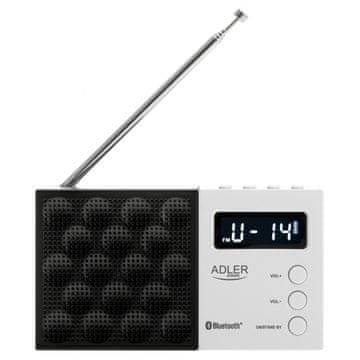 slomart ADLER AD 1908 Digitalni radio FM/Bluetooth/USB/SD