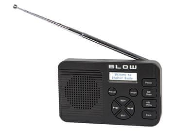 slomart Blow RK4 Prijenosni kuhinjski radio DAB+/FM/BT, crni`