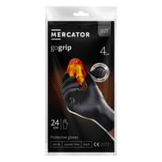 AMIO Mercator GoGrip CRNE nitrilne rukavice, 4 kom., veličina S