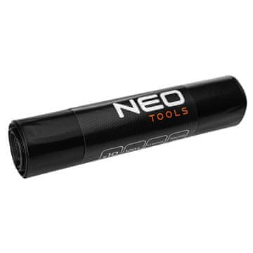 slomart NEO TOOLS vreće za građevinski otpad, crne, 120L, 10 kom, 70 mic