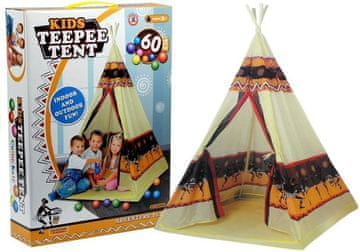 slomart Indijanski šator Tipi s lopticama, 155 cm