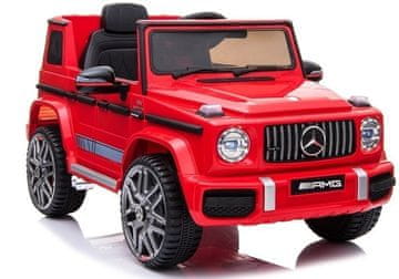 Mercedes G63 AMG automobil na baterije za djecu s LED svjetlima MP3 crvenim