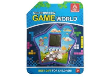 slomart Elektronička handheld Tetris igra zvijezda, Ljubičasta