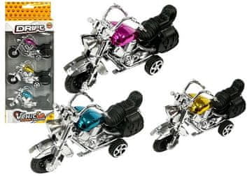 slomart Set Motocikala 3 Komada LEAN TOYS Sa Slobodnim Hodom