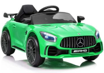 Mercedes AMG GT R automobil na baterije s daljinskim upravljačem LED svjetla MP3 zelena