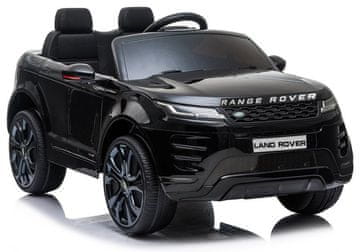 Range Rover Evoque automobil na baterije s daljinskim upravljanjem, LED, crne boje