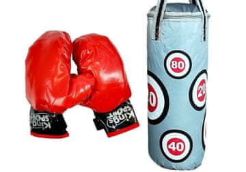 slomart LEAN TOYS Boks set s vrećom i rukavicama, veliki