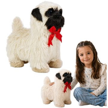 slomart LEAN TOYS Interaktivni pas Mops, kreće se, laje