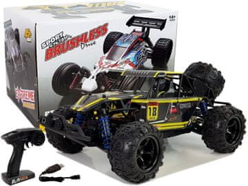 Terenski buggy na daljinsko upravljanje 1:18 žuti ENOZE 9303E 45 km/h