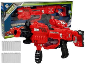 slomart LEAN TOYS Pištolj, luminescentni, svijetli u mraku, pjenasti meci, domet 45 m