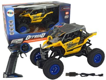 Terenski automobil na daljinsko upravljanje 2,4 GHz 1:16 žuti