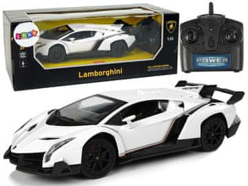 R/C sportski automobil 1:24 Lamborghini Veneno bijela 2.4 G svjetla