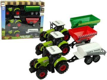 Set od tri traktora Poluprikolica Prskalica Poljoprivredni traktor