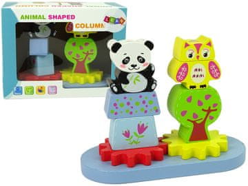 Drveni sorter životinja Sova Panda Zupčanici