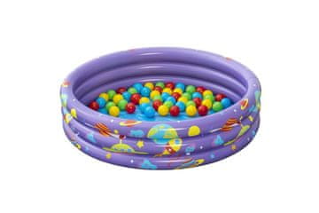 slomart Dječji bazen na napuhavanje s lopticama Bestway 52466, 102 x 25 cm