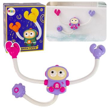 slomart LEAN TOYS Astronaut tuš za kupanje s vodenim kruženjem, usisne čašice