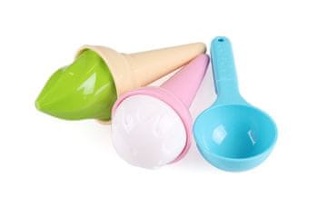 slomart Set kalupa za sladoled LEAN TOYS za igru pijeskom