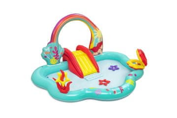 slomart Bestway 91097 Napuhavajući vodeni centar Mala Sirena 221 x 193 x 117 cm