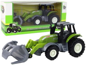 slomart LEAN TOYS Traktor bager, zeleni, Krokodil