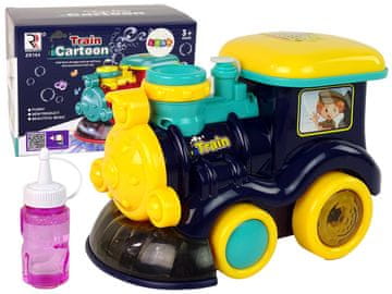 slomart LEAN TOYS Lokomotiva na mjehuriće, plava