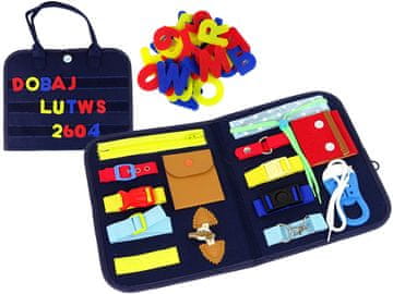 slomart LEAN TOYS senzorični manipulativni kovčeg igračka