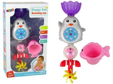 slomart LEAN TOYS Igračka za kupanje pingvin za djecu