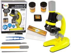 slomart LEAN TOYS Dječji mikroskop Edukativni set Žuti