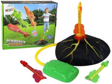 slomart LEAN TOYS Lanser Vulkan Rakete Dinosaura, Igra Unutra i Van