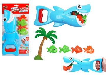 slomart LEAN TOYS Igra za kupanje Set Ajkula Lovac na Ribe Plava