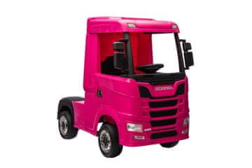 slomart LEAN CARS HL698 Scania 500R dječji auto na akumulator, rozi, 4x4