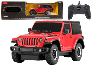 Rastar JEEP Wrangler JL Rubicon Auto na daljinsko upravljanje crveni 1:24
